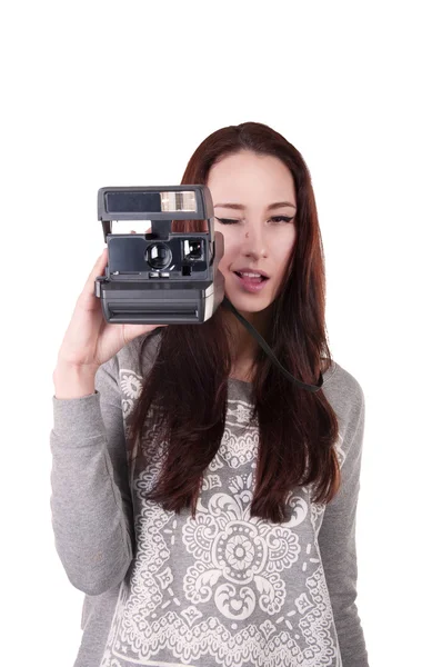 Fotografo femminile — Foto Stock