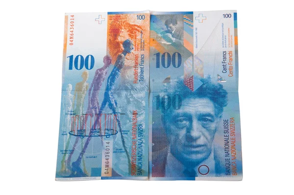 Swiss franc rekeningen — Stockfoto