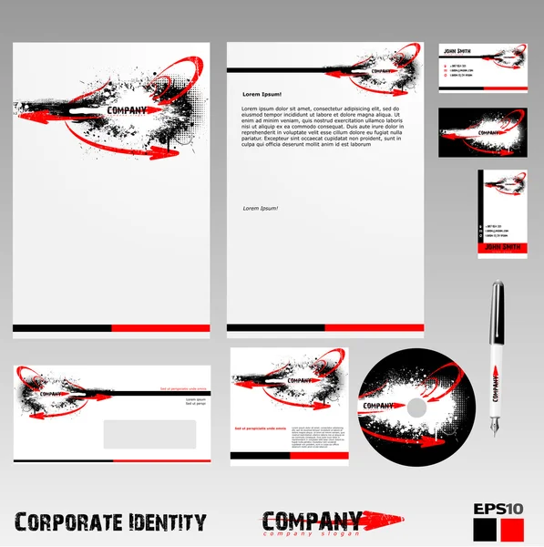 Identité d'entreprise — Image vectorielle