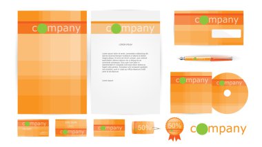 Corporate Identity Templates in Vector clipart