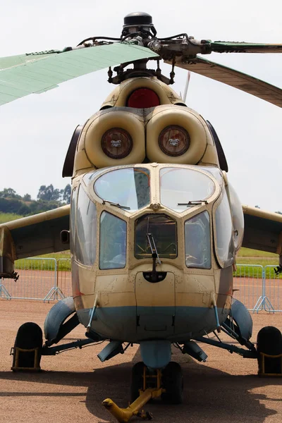 Rus Silahlı Kuvvetleri Helikopter Önü Görünümü — Stok fotoğraf