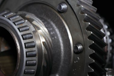 Engine Transmission Gear Assembly Component Abstract Close-up