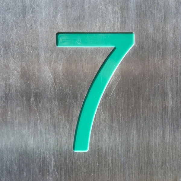 Numero 7 — Foto Stock