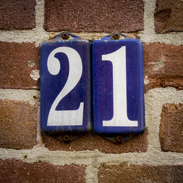 Numer 21 — Zdjęcie stockowe