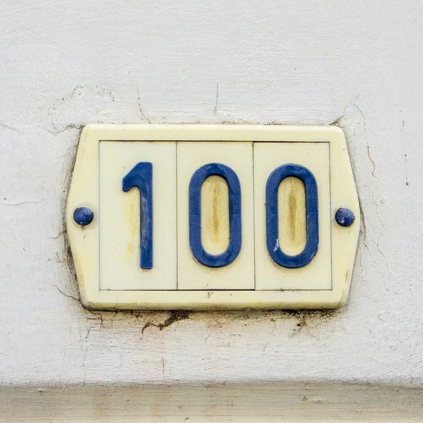 Não. 100 — Fotografia de Stock