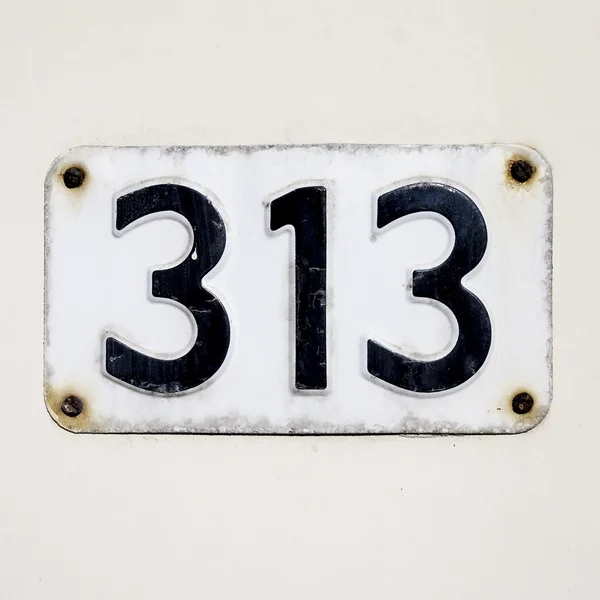House number 313 — Stock Photo, Image