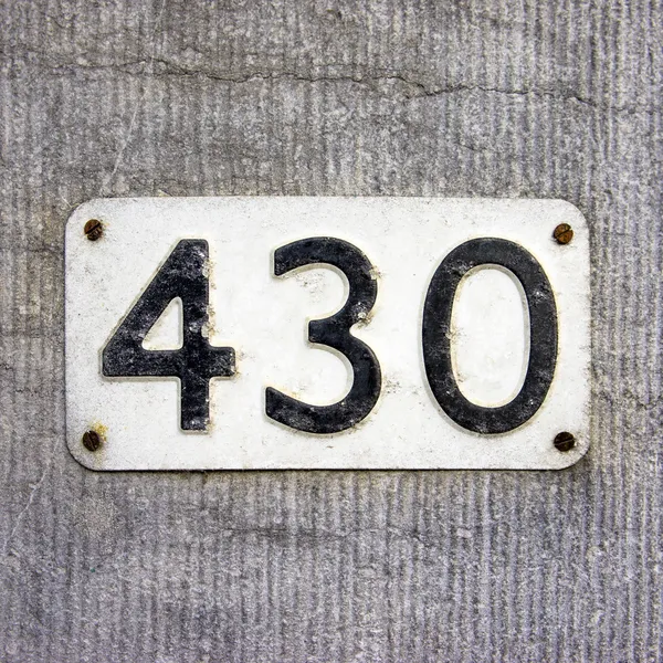 Ev numarası 430 — Stok fotoğraf