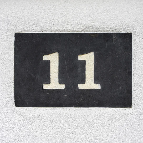 House number 11 — Stock Photo, Image