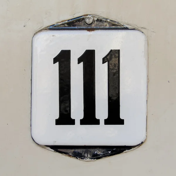 House number 111 — Stock Photo, Image