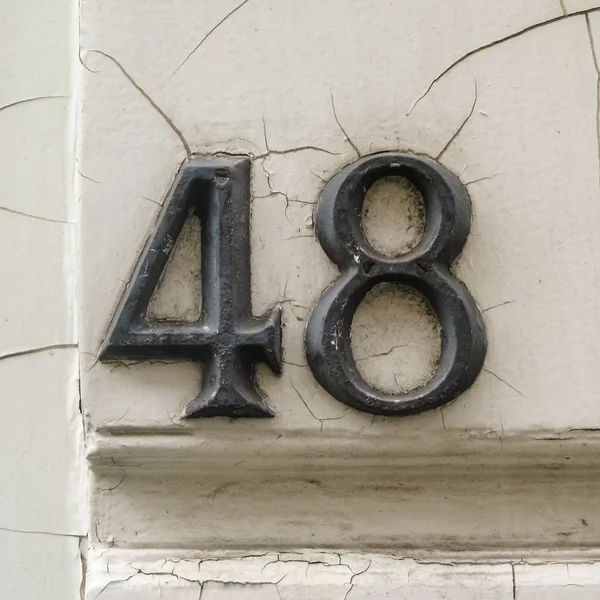 House number 48 — Stock Photo, Image