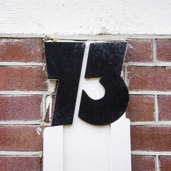 House number 73 — Stock Photo, Image