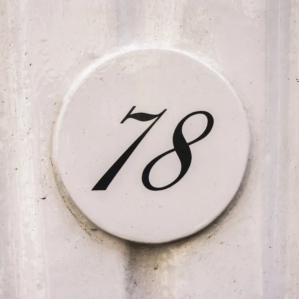 Casa número 78 — Fotografia de Stock