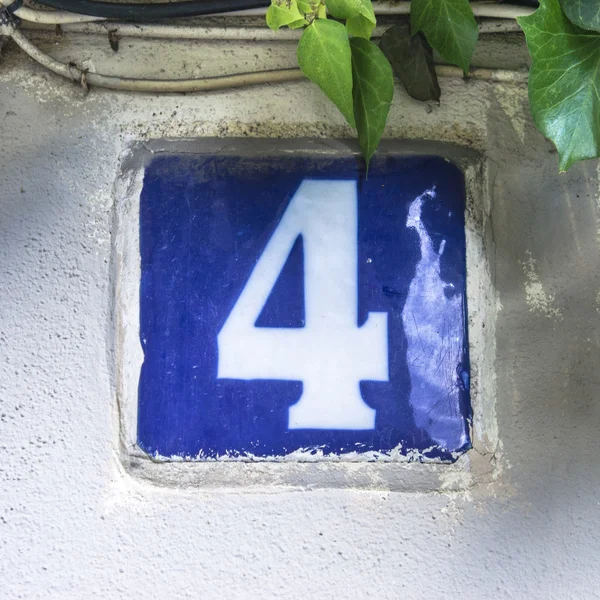 Huisnummer 4 — Stockfoto