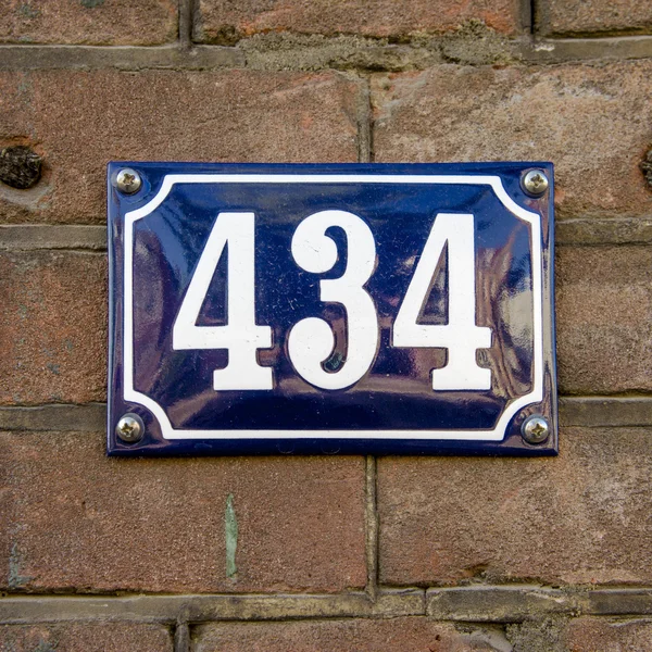 Numer domu 434 — Zdjęcie stockowe