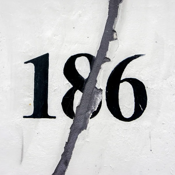 House number 186 — Stock Photo, Image