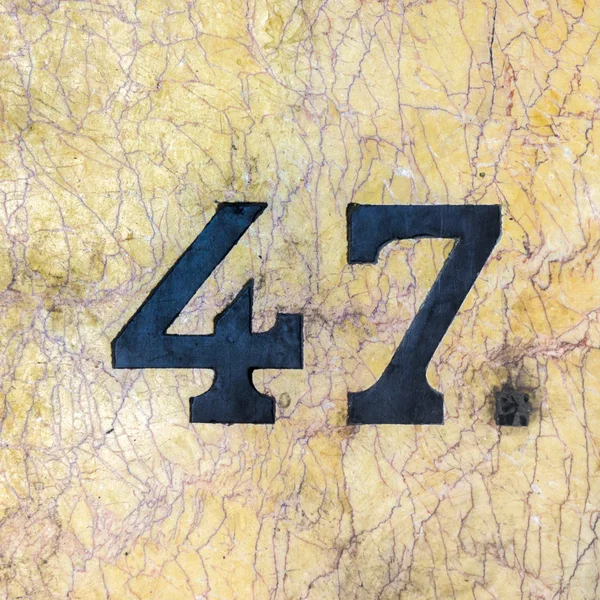 Número 47 — Foto de Stock