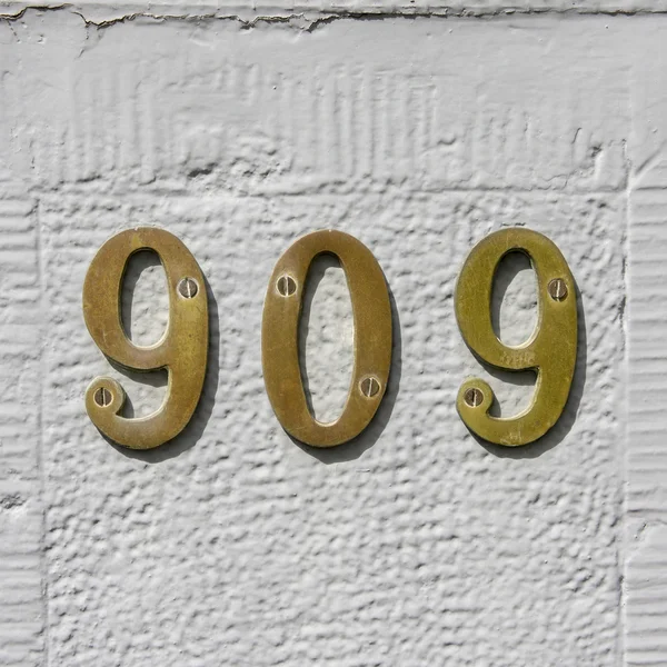 Número 909 — Fotografia de Stock