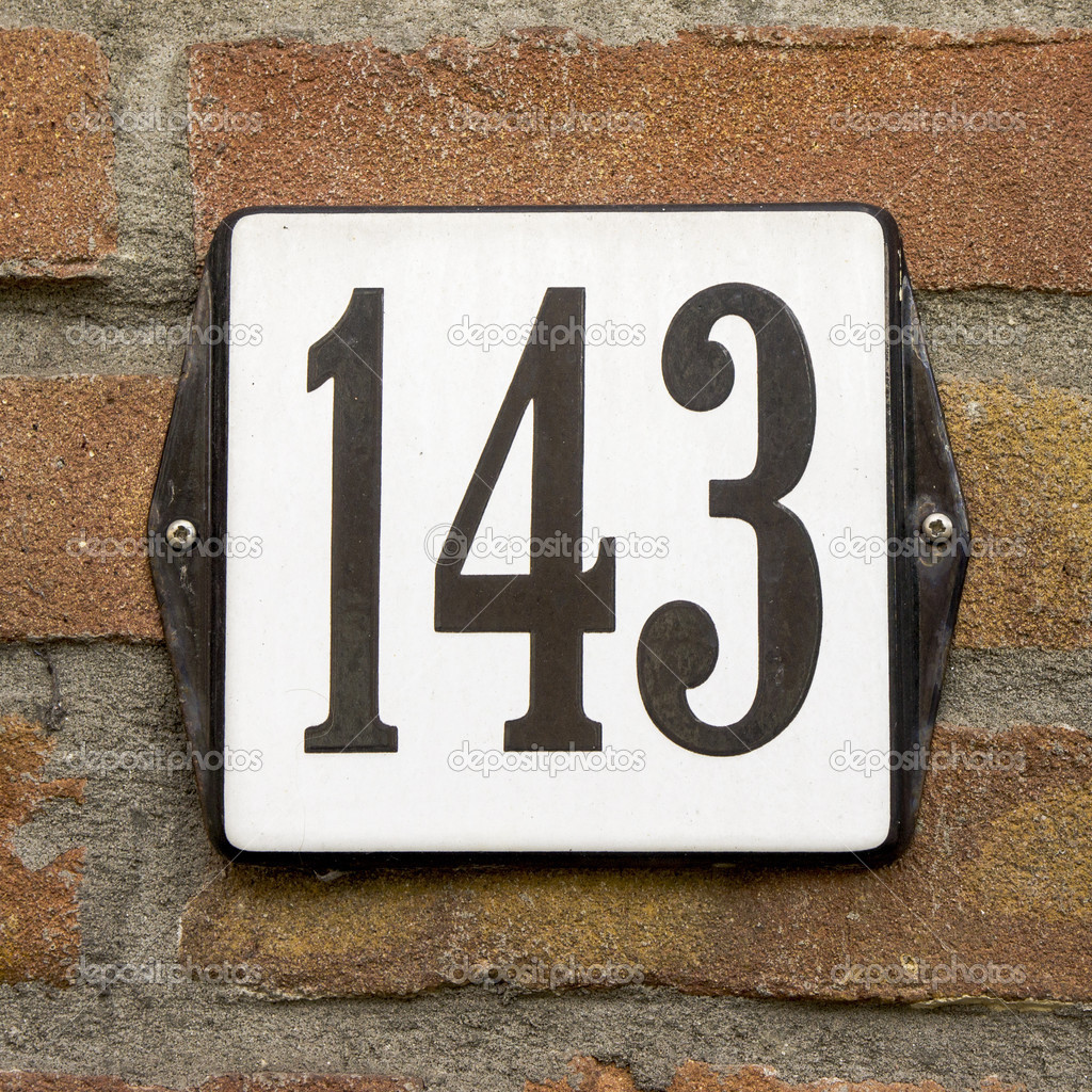 Number 143 — Stock Photo
