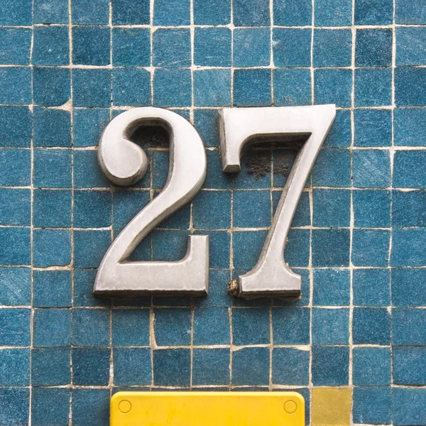 Nummer 27 – stockfoto
