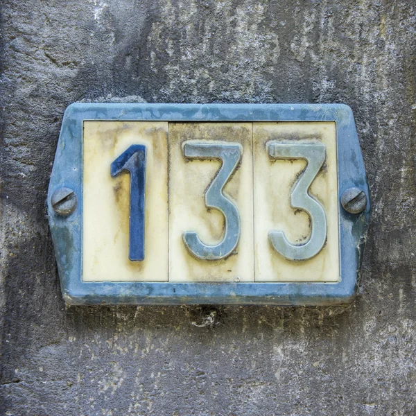 Numer 133 — Zdjęcie stockowe