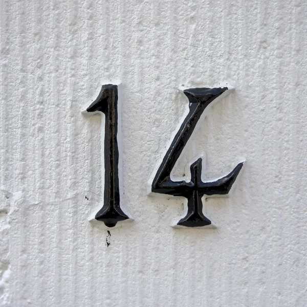 Número 14 — Fotografia de Stock