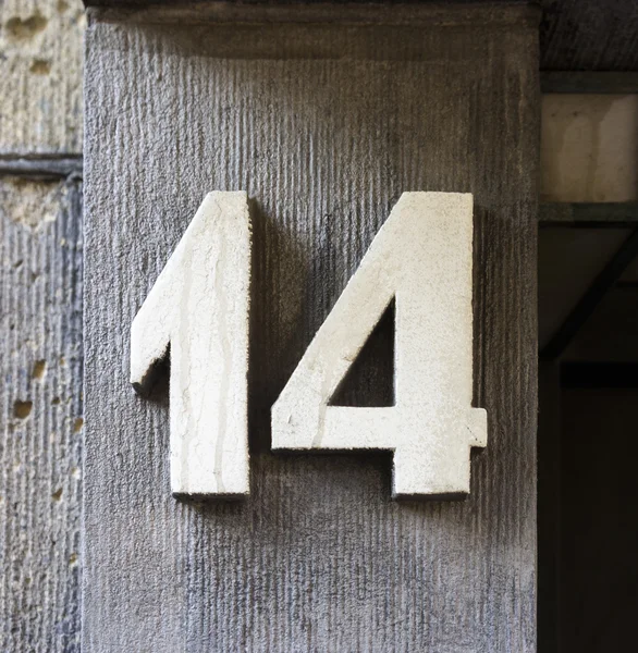Numer 14 — Zdjęcie stockowe