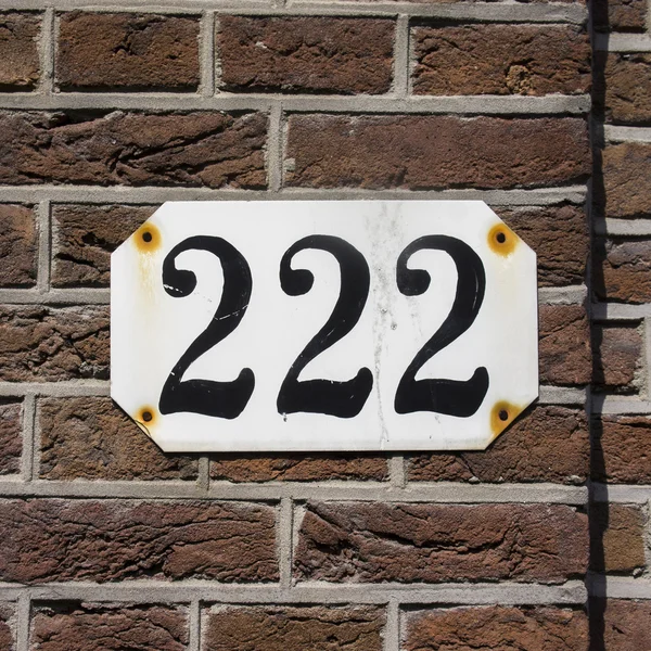 Número 222 — Fotografia de Stock