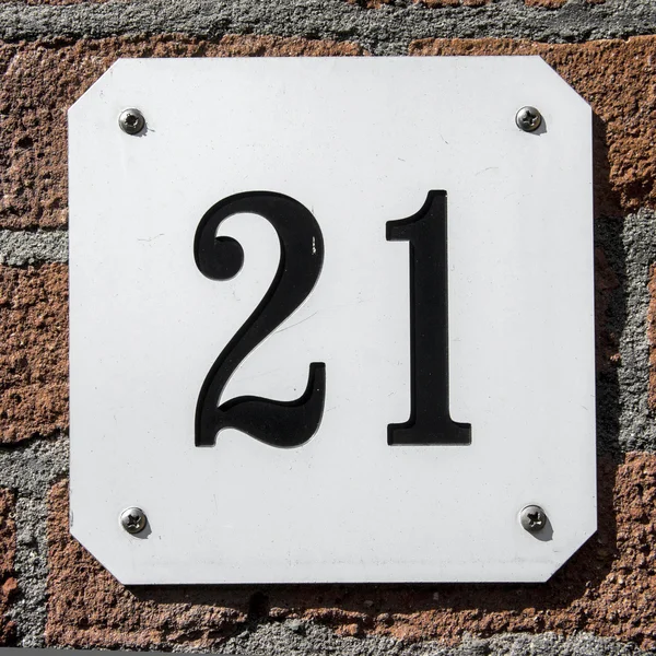 Não. 21 — Fotografia de Stock