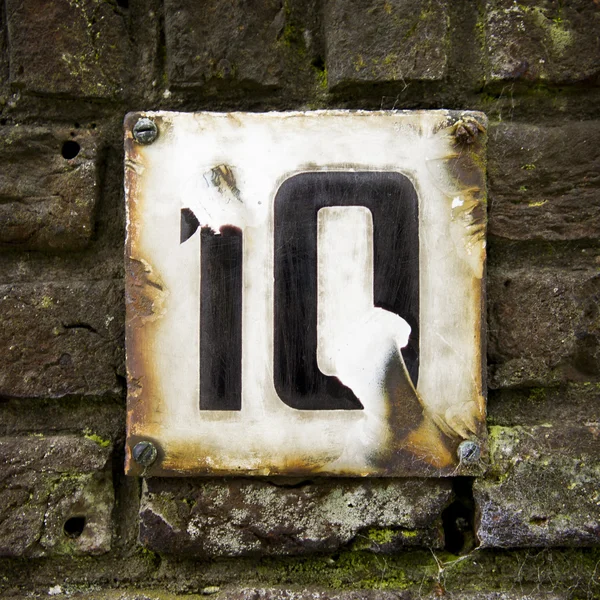 10 numara — Stok fotoğraf