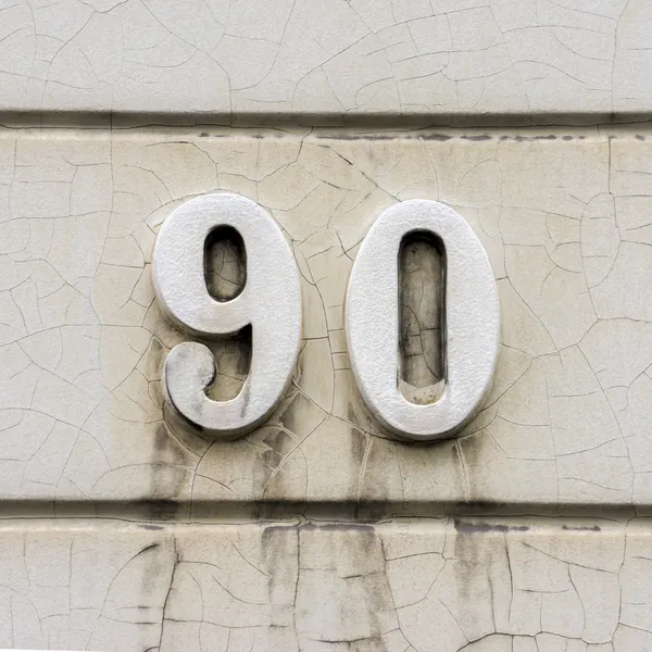 Número 90 — Fotografia de Stock