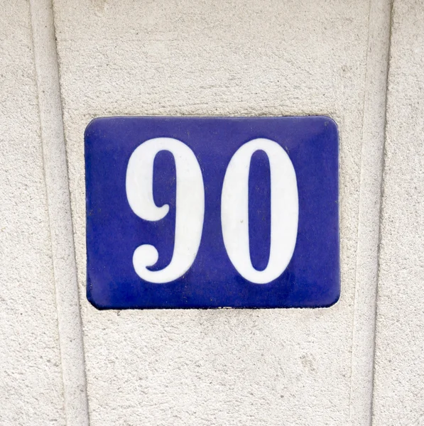 Número 90 — Fotografia de Stock