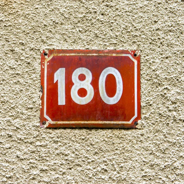 Número 180 — Fotografia de Stock