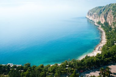 Yunanistan 'ın Nafplio kentinde Ege kıyısı