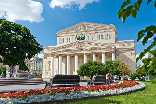 Het bolshoi theater in Moskou, Rusland — Stockfoto