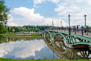 Gotik bridge at lake