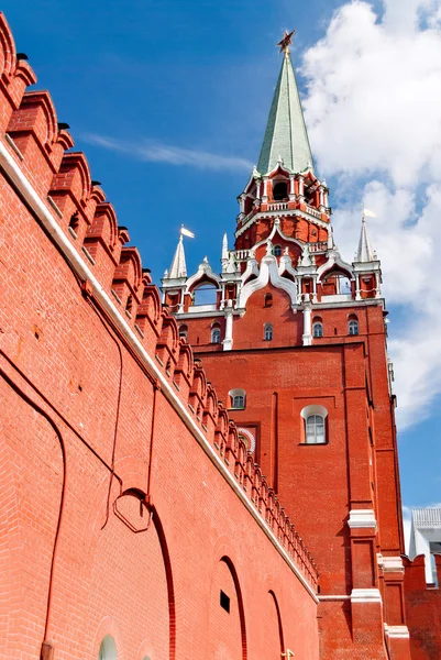 Troitskaya tornet i Moskva Kreml — Stockfoto