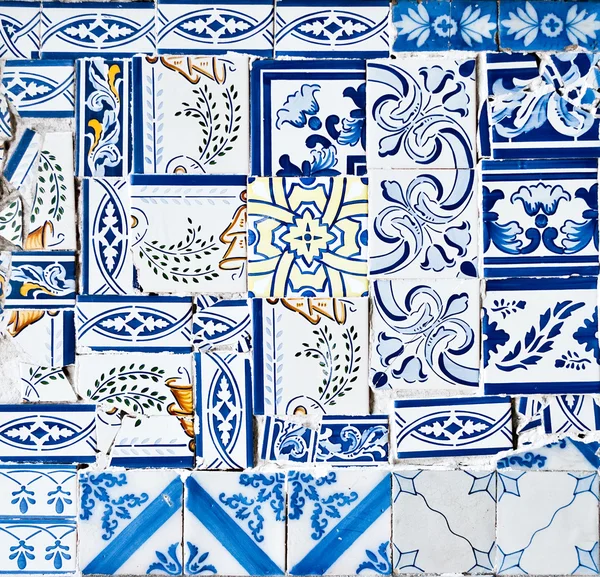 Azulejos hodgepodge — Fotografia de Stock