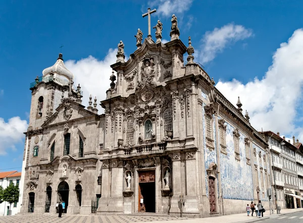 Iglesia del Carmo (Igreja do Carmo) en Oporto, Portugal — Foto de Stock