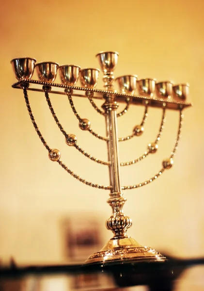 Hanukkah menora — Zdjęcie stockowe