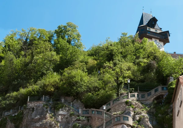 Torre de relógio Graz — Fotografia de Stock