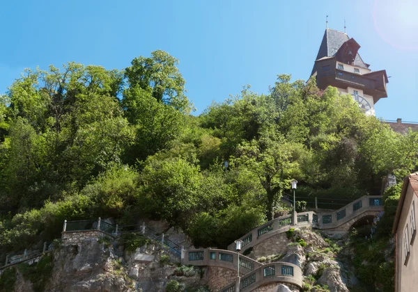 Graz clocktower — Stock Photo, Image