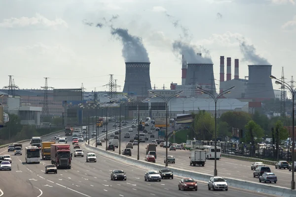 Autostrada ruch — Zdjęcie stockowe