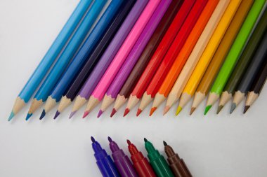 suya karşı renk kalem marker kalem rengi