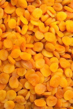 arka plan olarak kuru kayısı