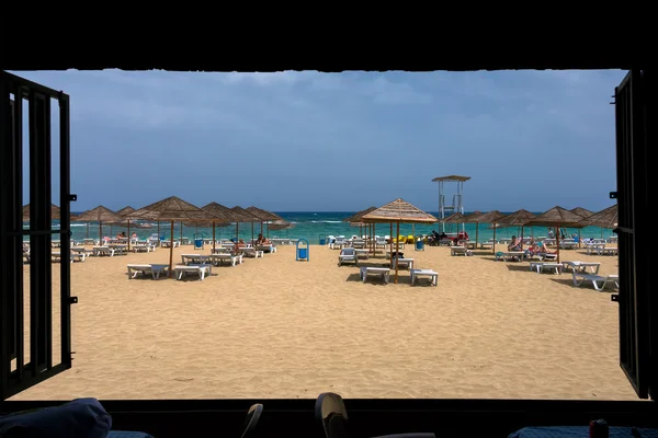 Strand in famagusta, Zypern — Stockfoto