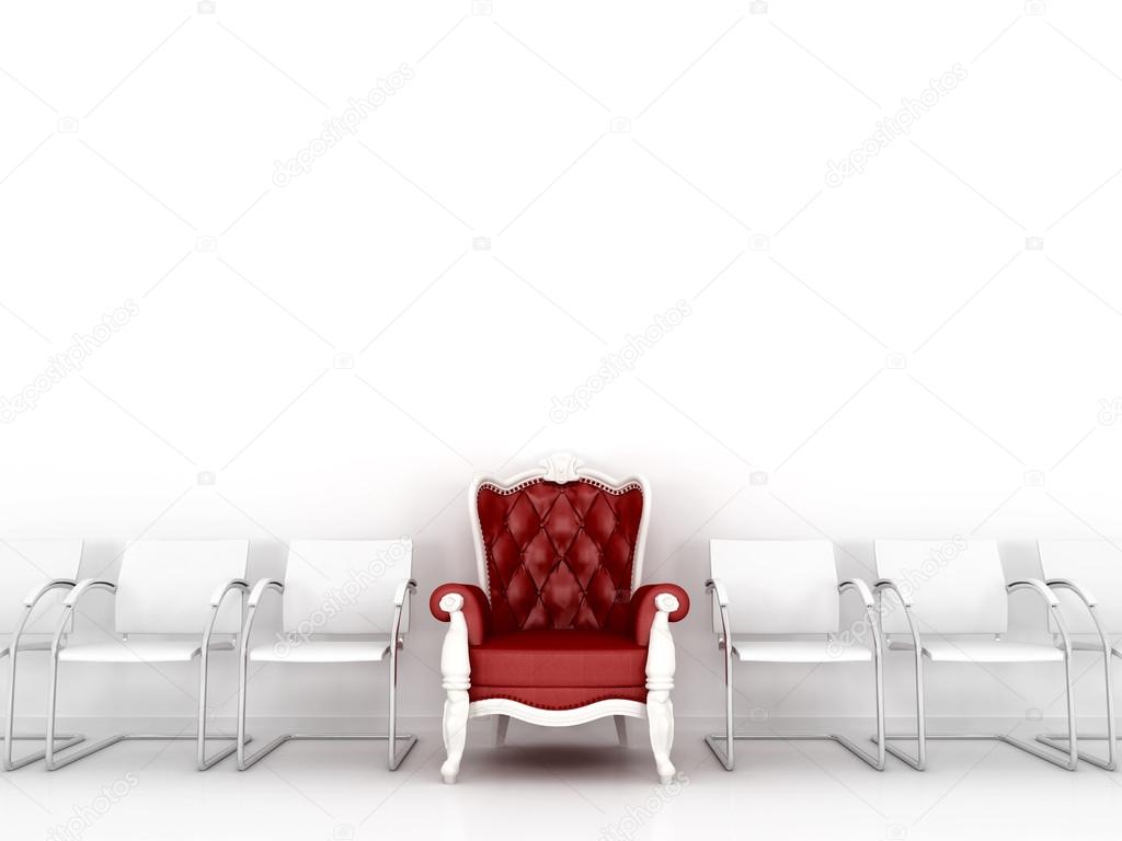 Red classic chair