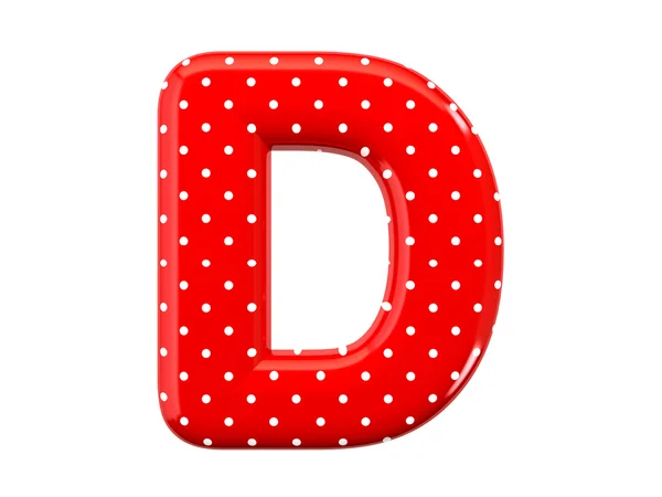 Alfabeto D — Fotografia de Stock