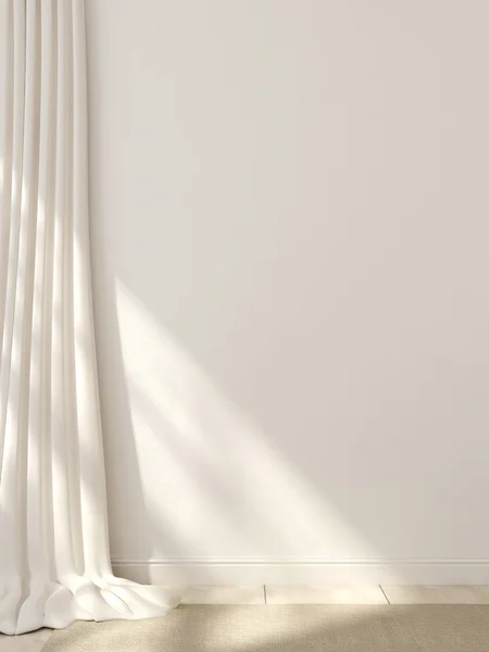 White curtains — Stock Photo, Image