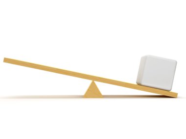 bir küp ile overbalance
