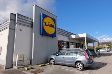 Vannes, Brittany 'deki Lidl süpermarketi 